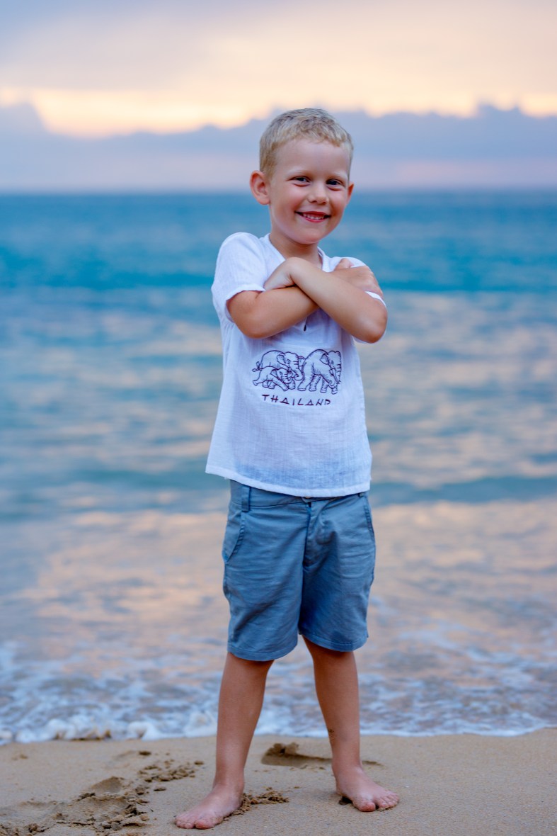 Family photography at khao lak phang nga thailand