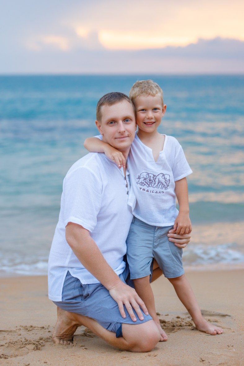 Family photography at khao lak phang nga thailand