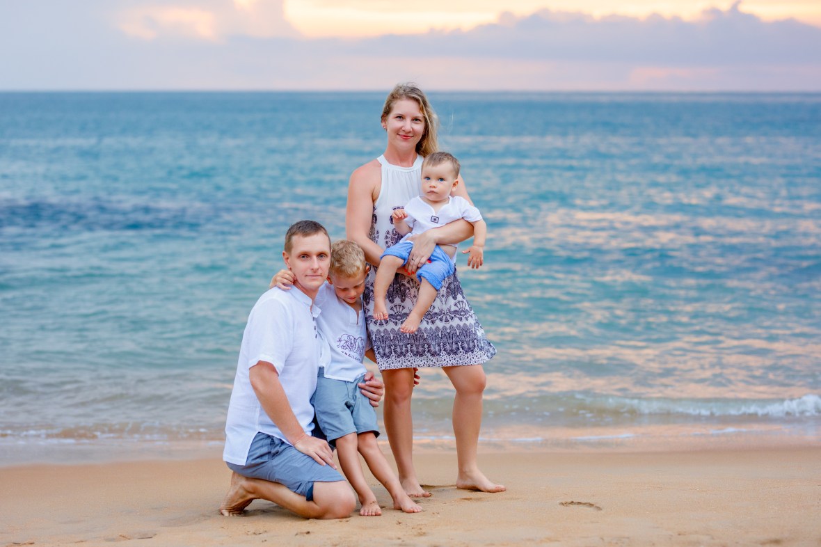 Family photography at khao lak phang nga thailand