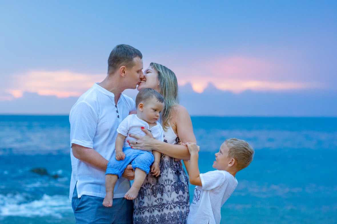 Family photography at khao lak phang nga thailand