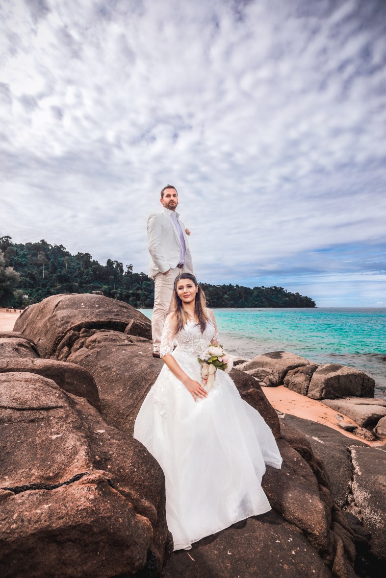 pre wedding photography at khao lak phang nga thailand