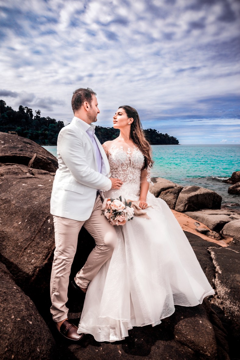 pre wedding photography at khao lak phang nga thailand