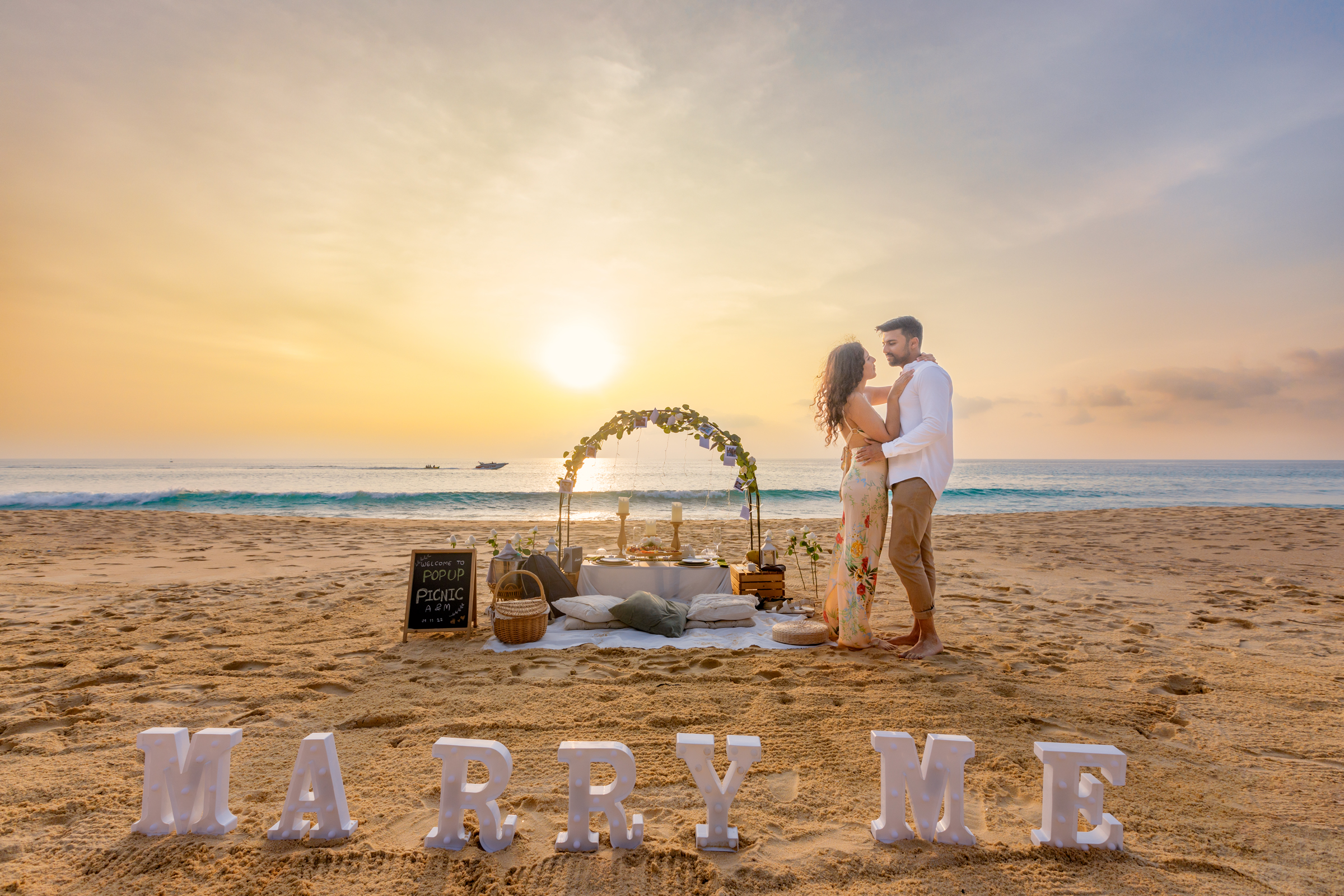 engagement photography at karon beach phuket