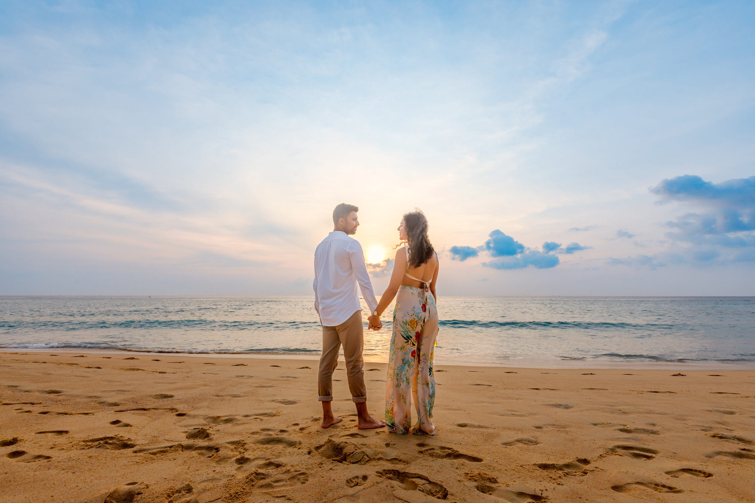 engagement photography at karon beach phuket