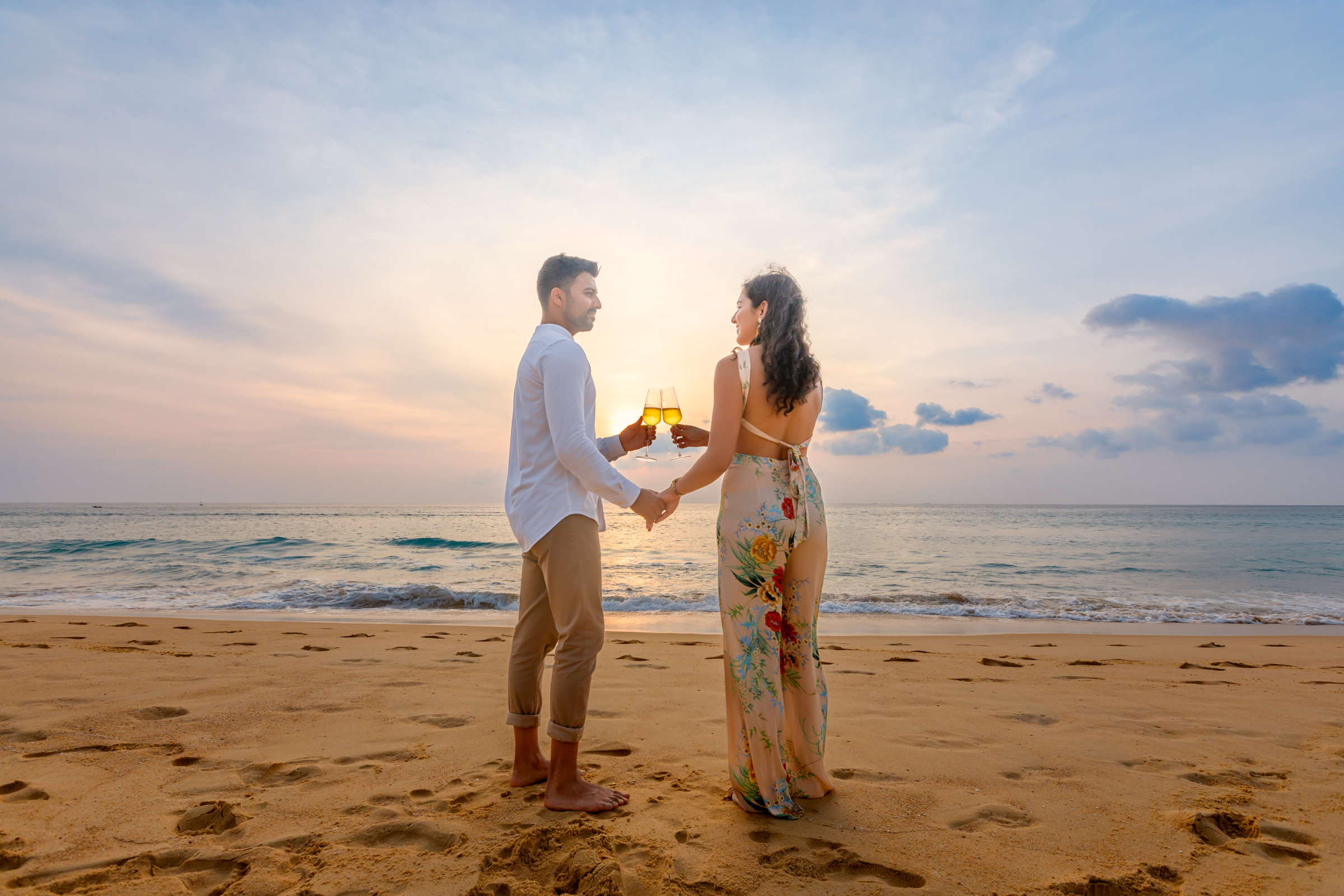 engagement photography at karon beach phuket