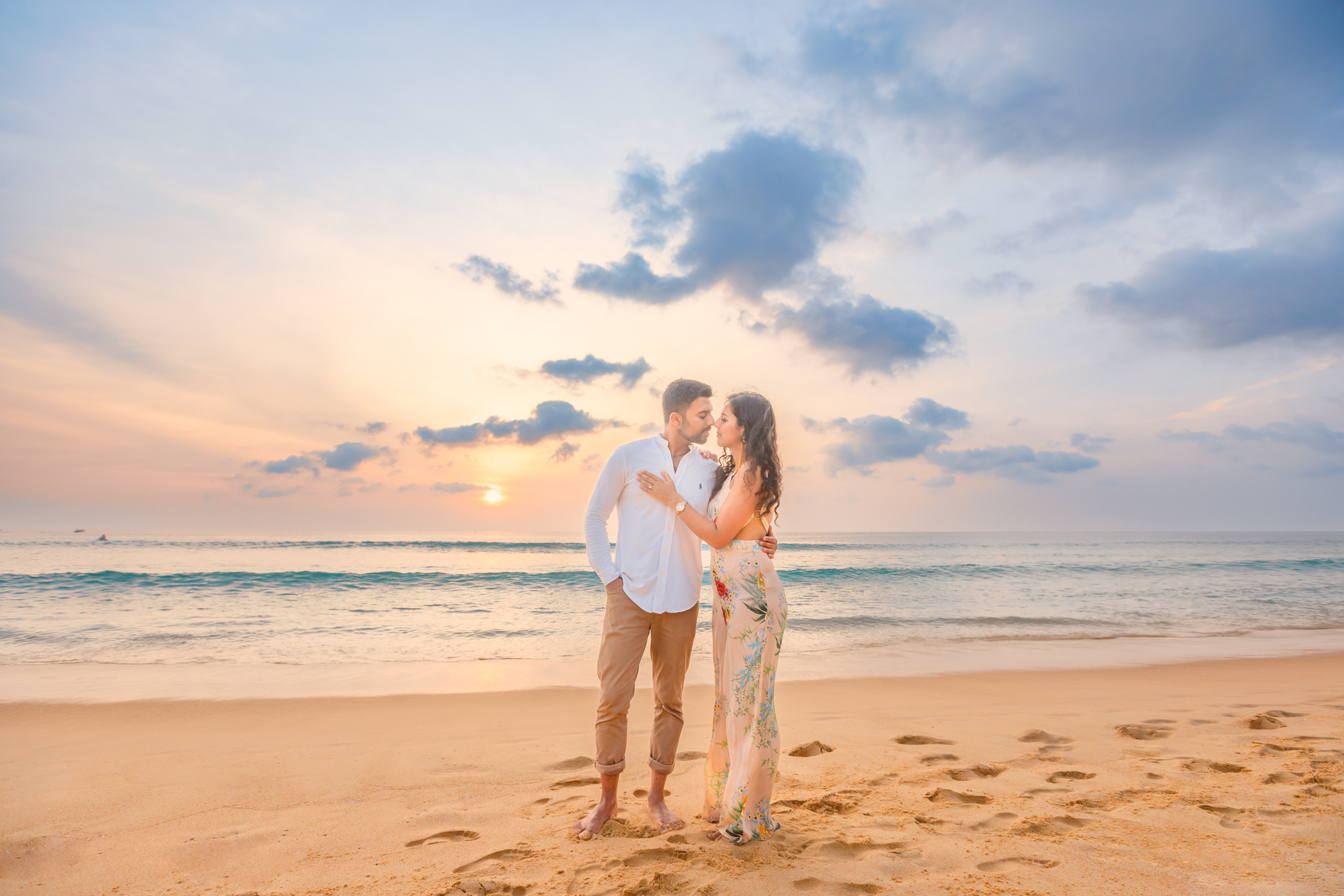 engagement photography at karon beach phuket