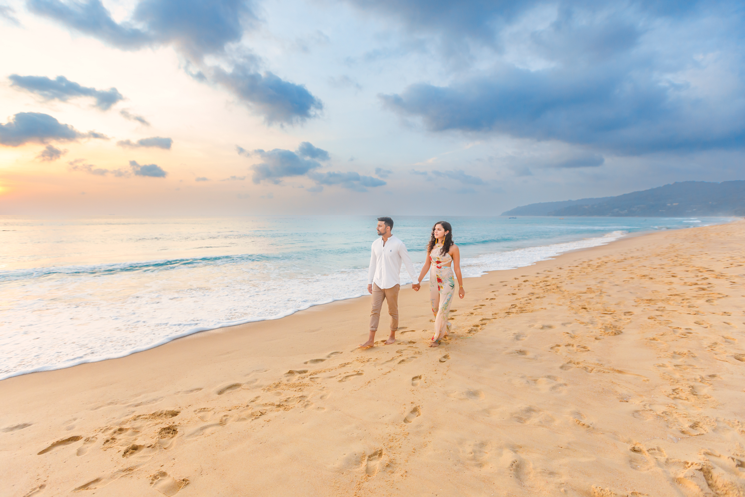 engagement photography at karon beach phuket