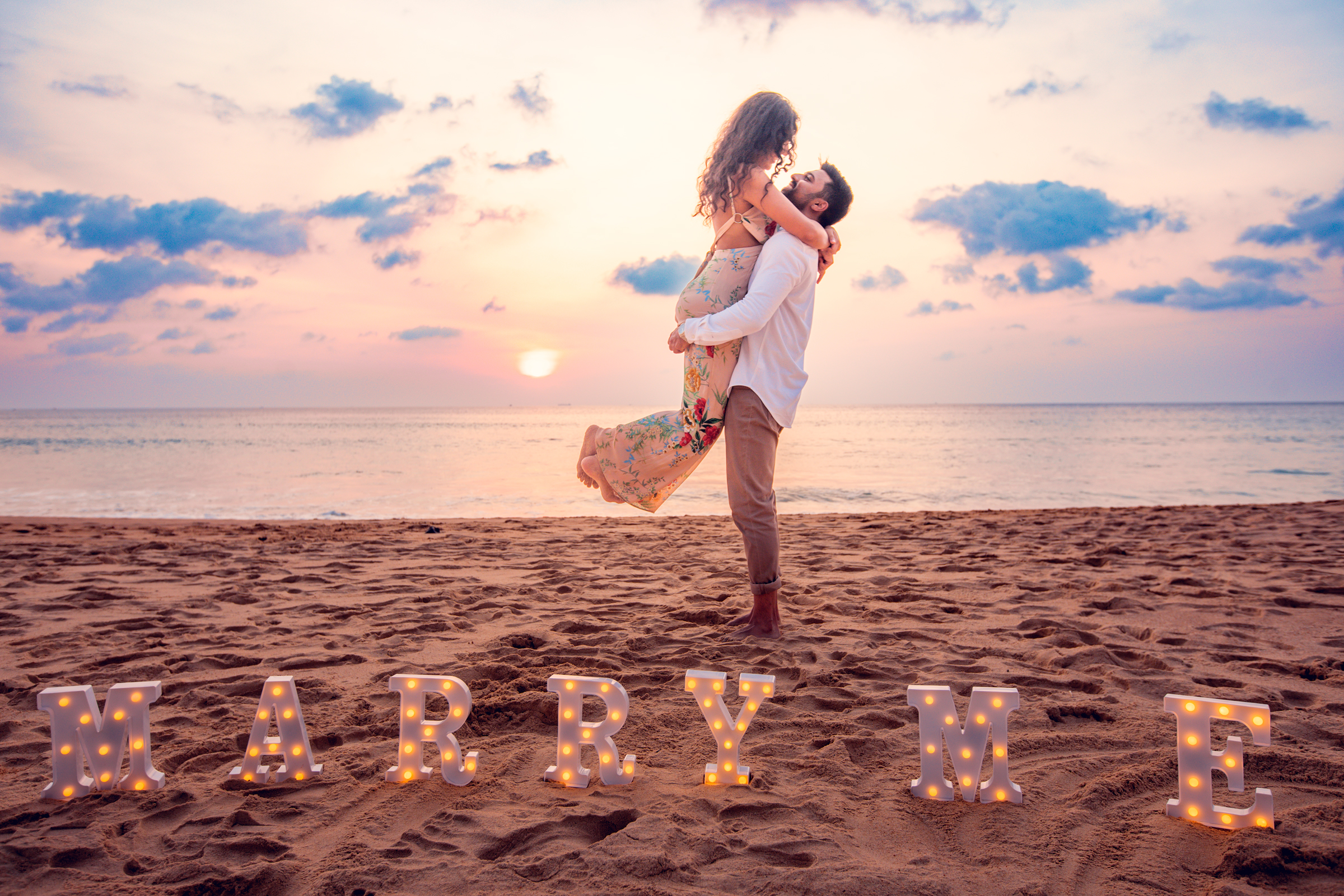 engagement photography at karon beach phuket