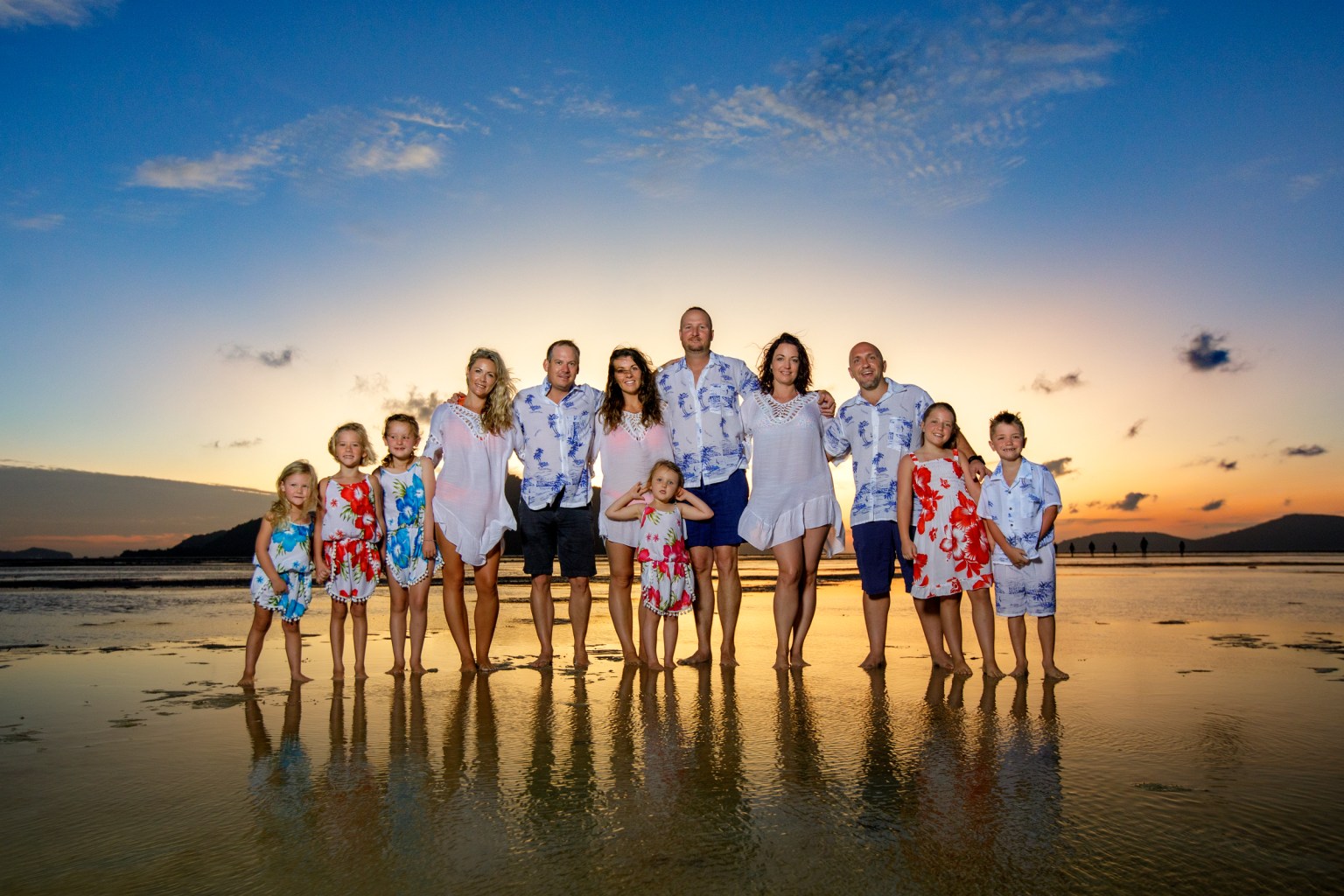 family reunion photography as early morning in phuket