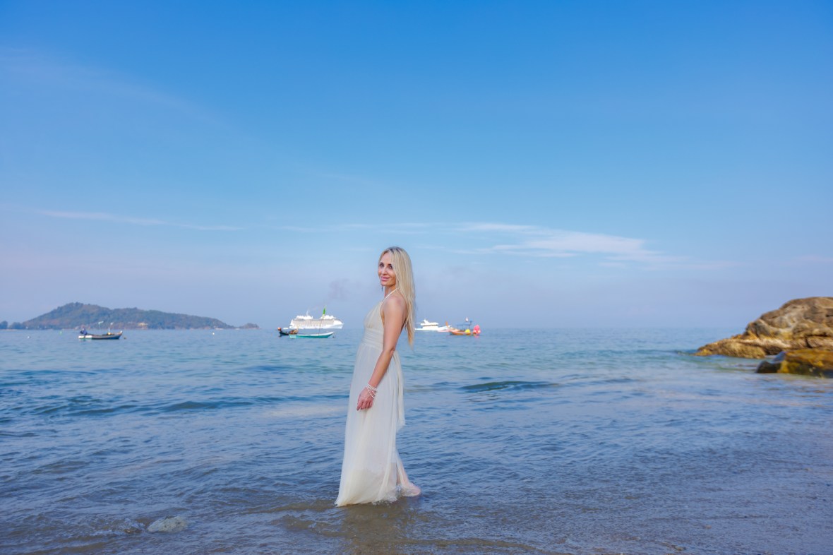 portrait photography at kalim beach phuket