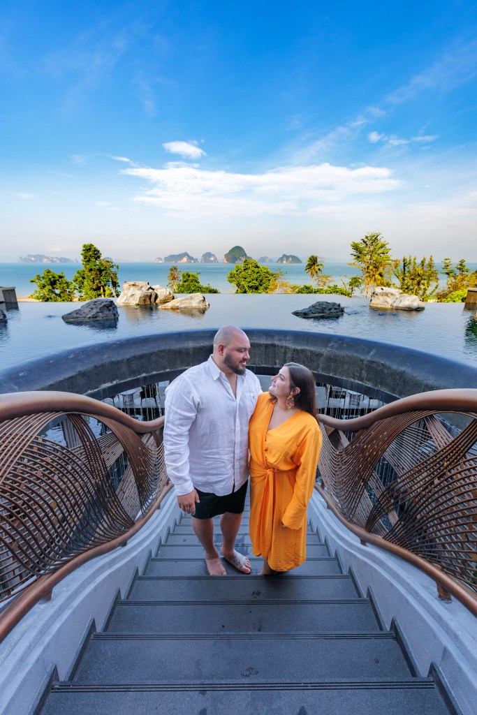 Honeymoon couple photography at Banyan tree Krabi