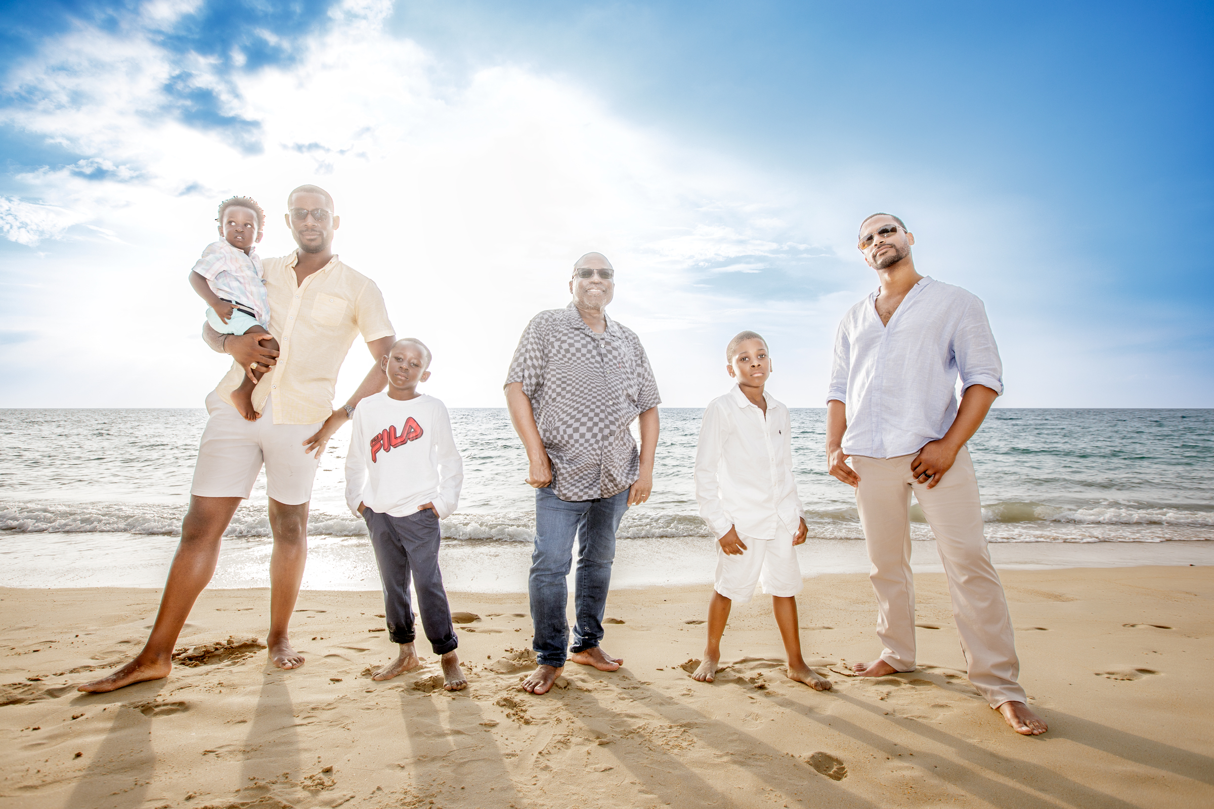 family reunion photography at bang tao beach phuket