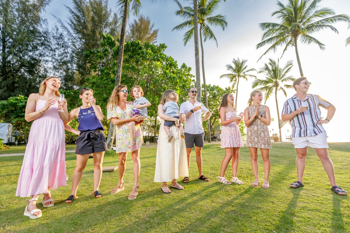 family reunion photography at khao lak phang nga