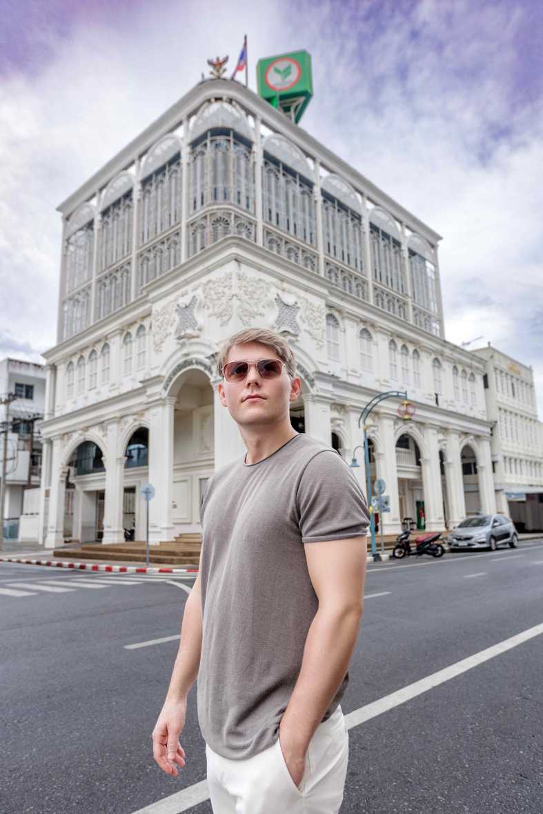 portrait photography at phuket old town
