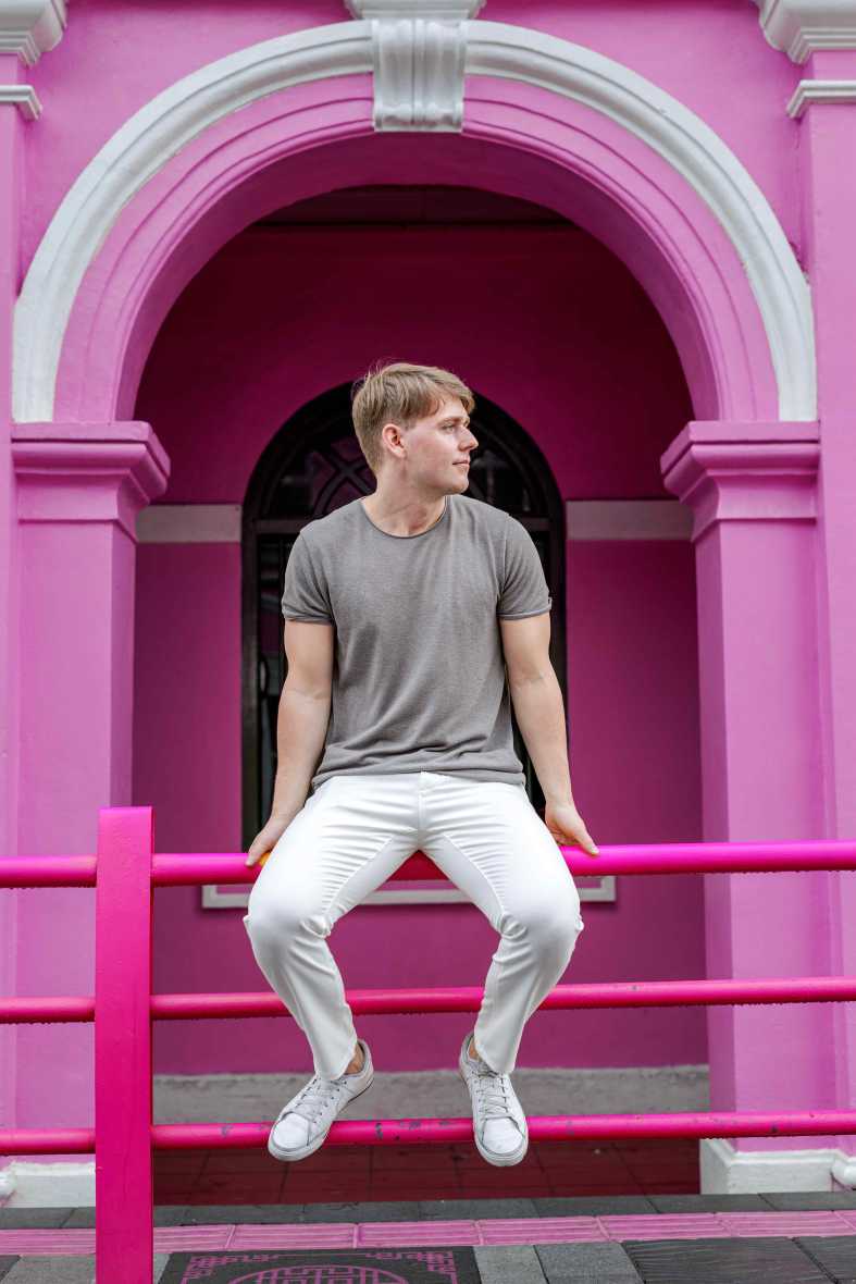 portrait photography at phuket old town