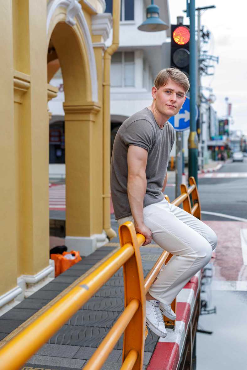 portrait photography at phuket old town