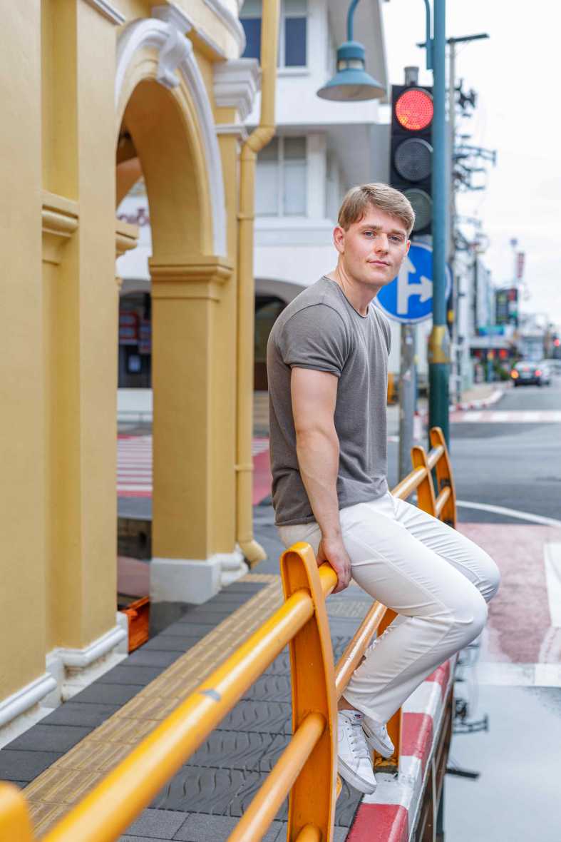 portrait photography at phuket old town