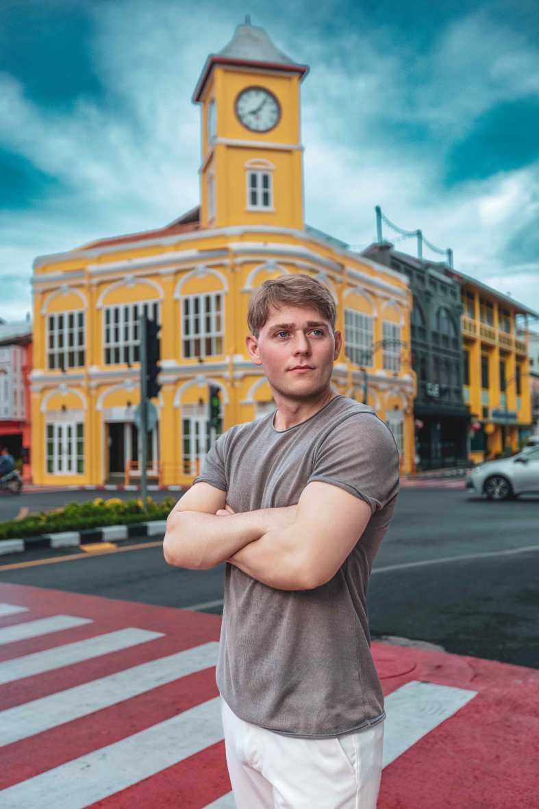 portrait photography at phuket old town