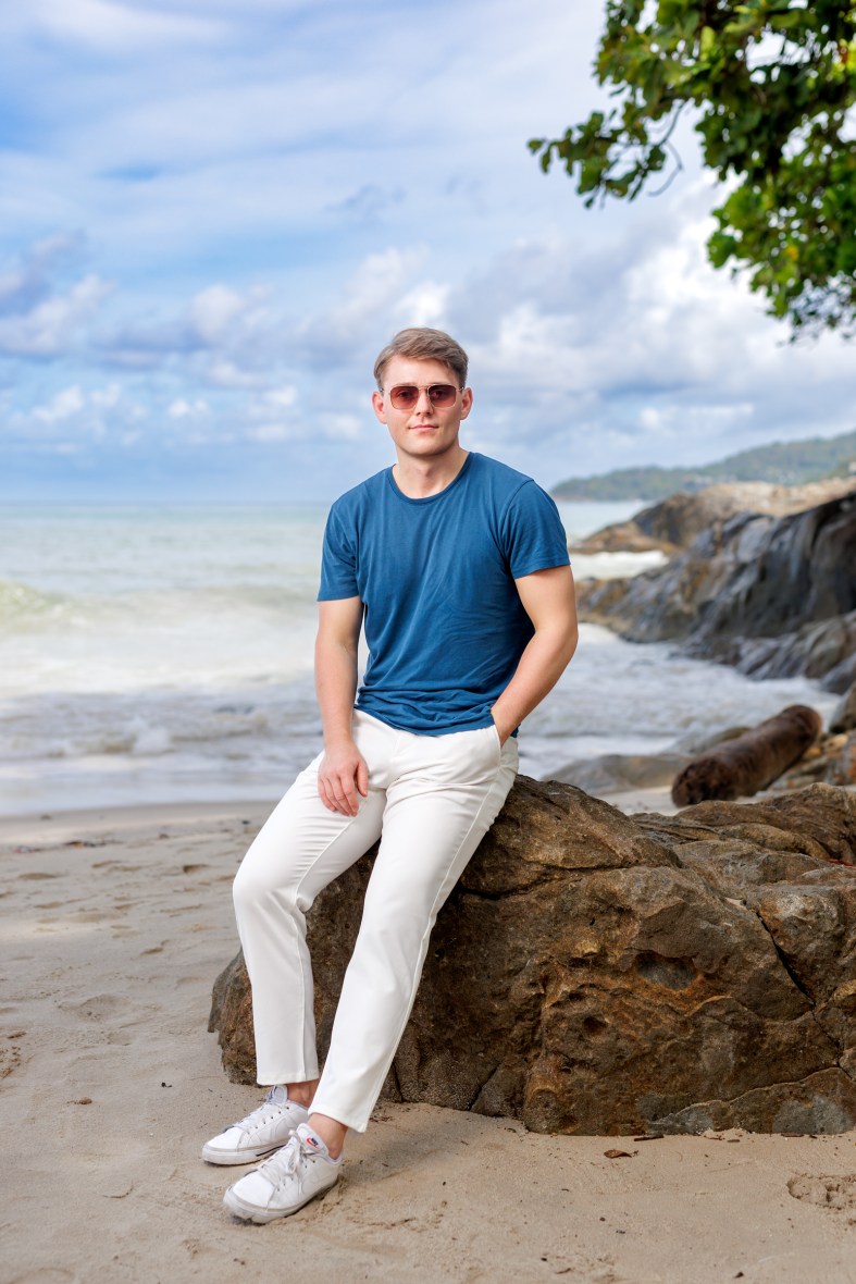 Portrait photoshoot at patong beach Phuket