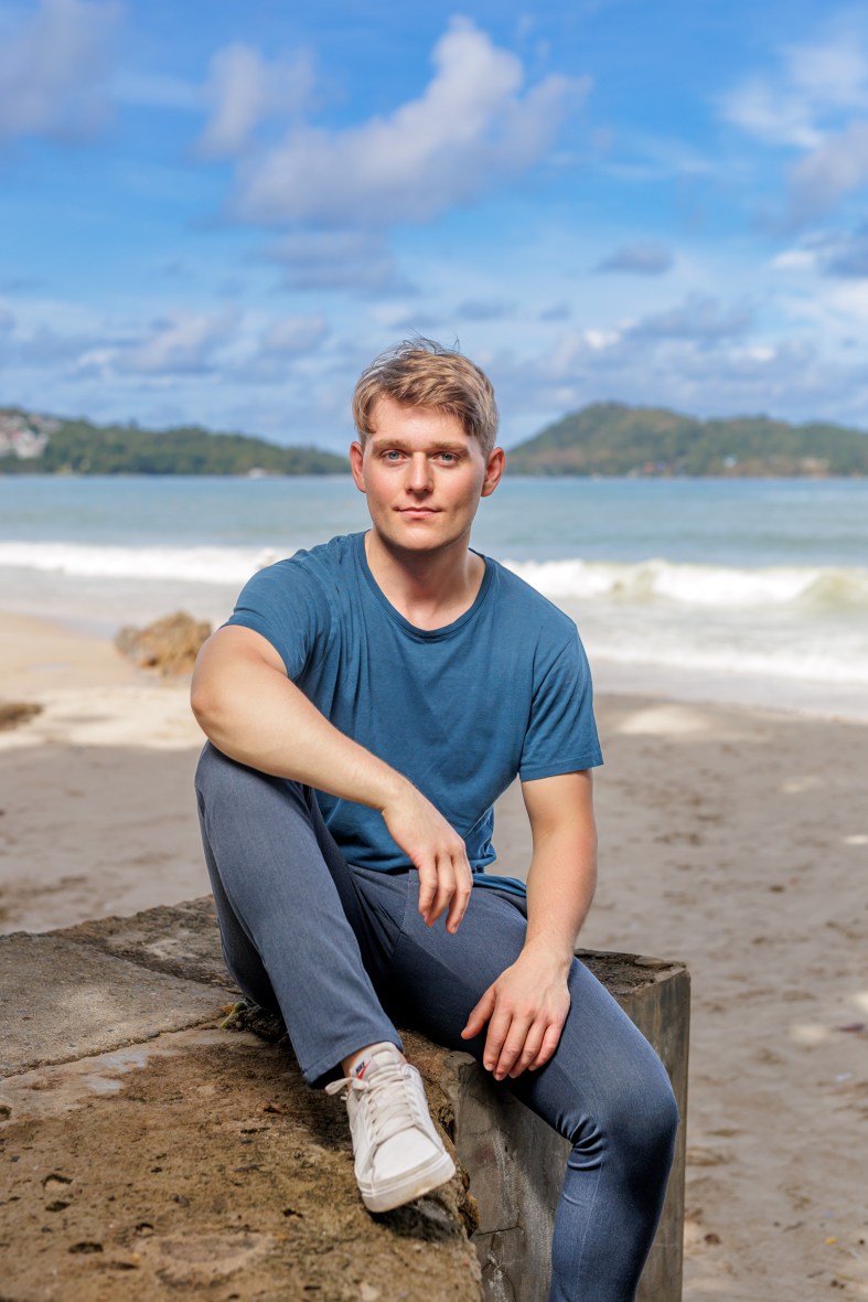 Portrait photoshoot at patong beach Phuket