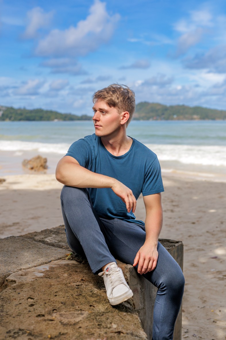 Portrait photoshoot at patong beach Phuket