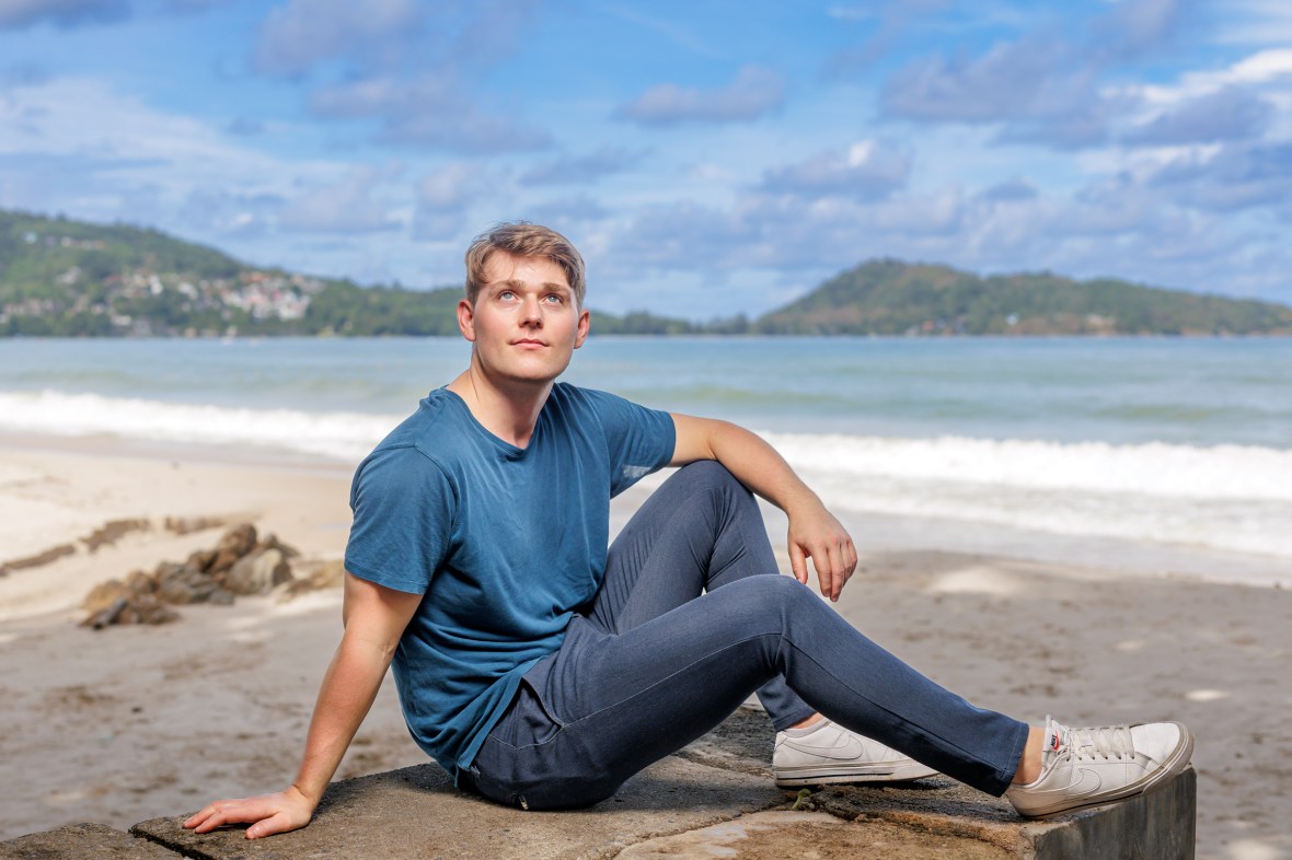 Portrait photoshoot at patong beach Phuket