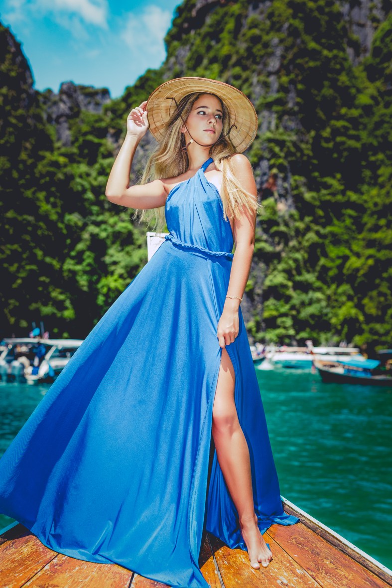 portrait photography at pileh lagoon phi phi island krabi