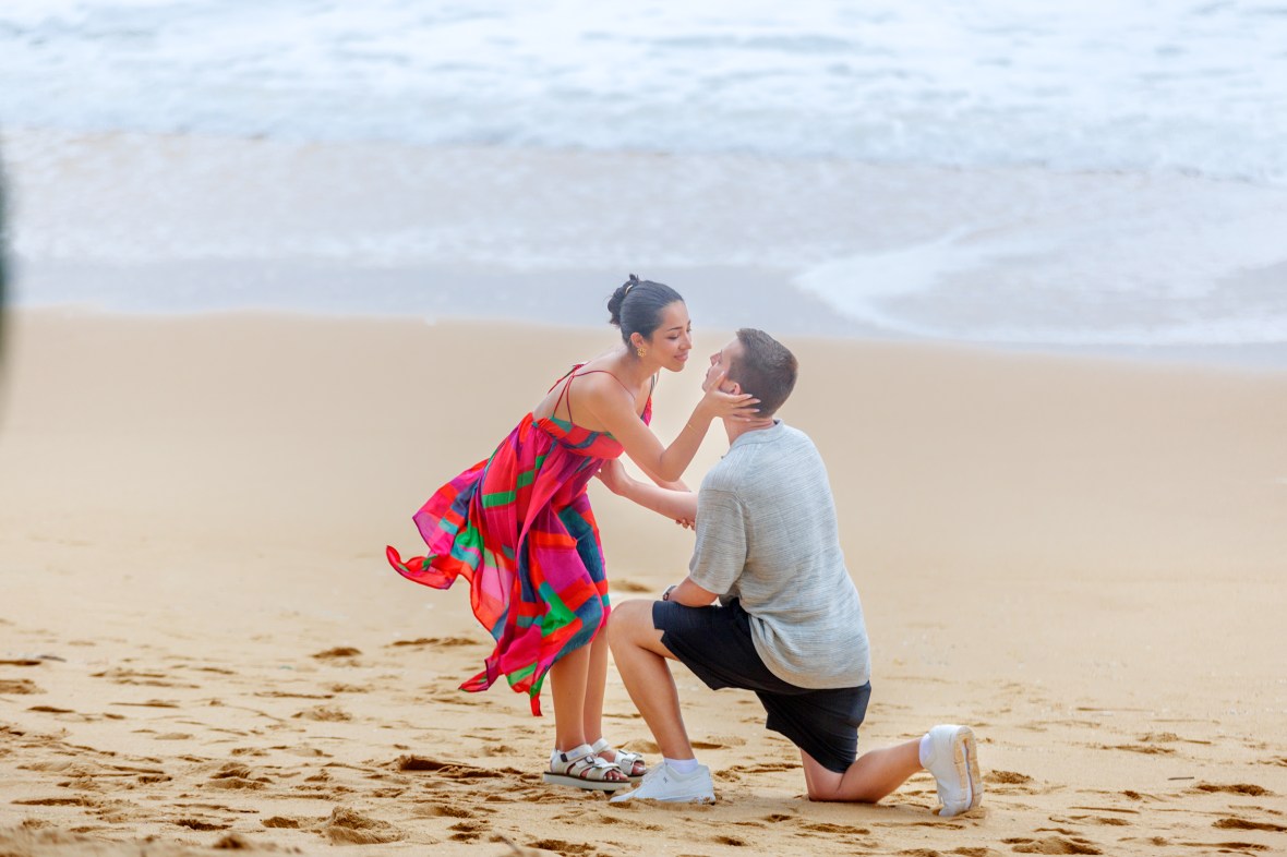 engagement photoshoot at mai khao beach phuket