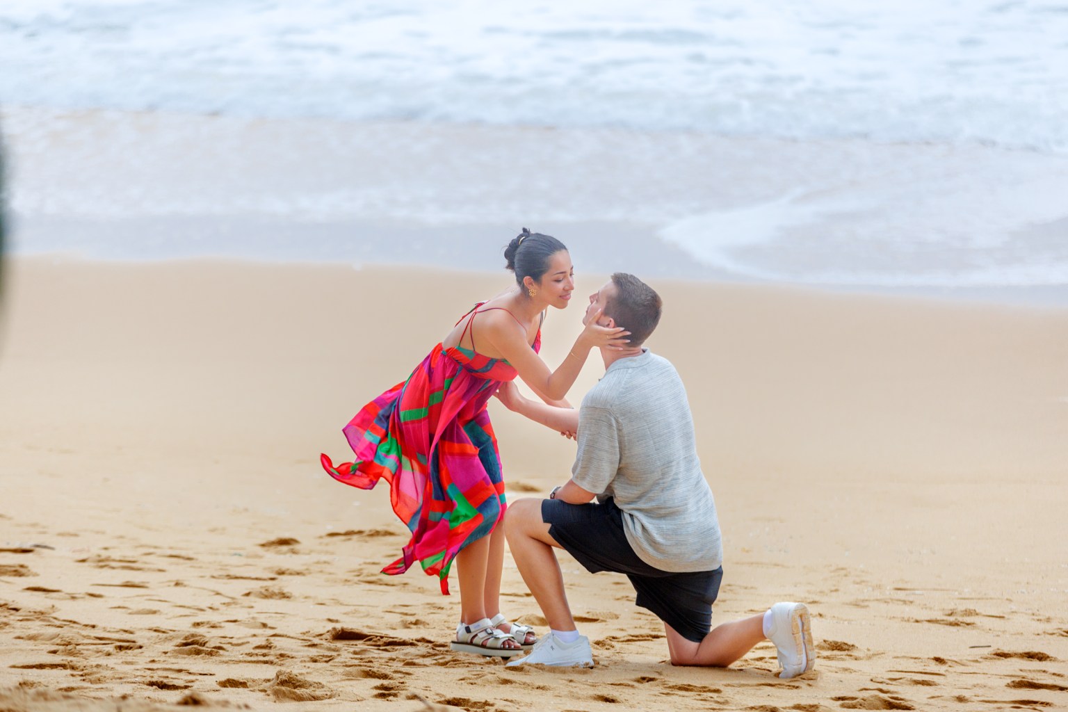 engagement photoshoot at mai khao beach phuket
