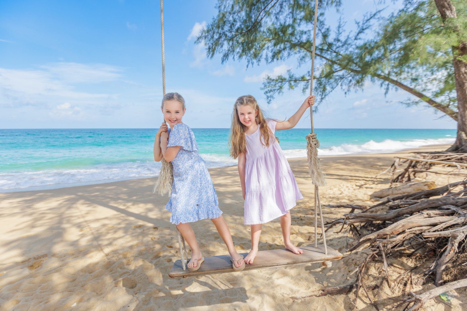 family photoshoot at mai khao beach phuket
