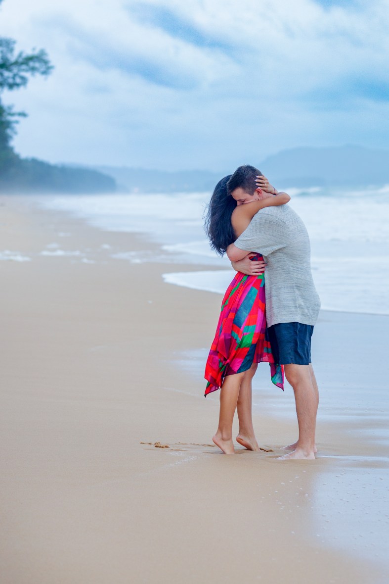 engagement photoshoot at mai khao beach phuket