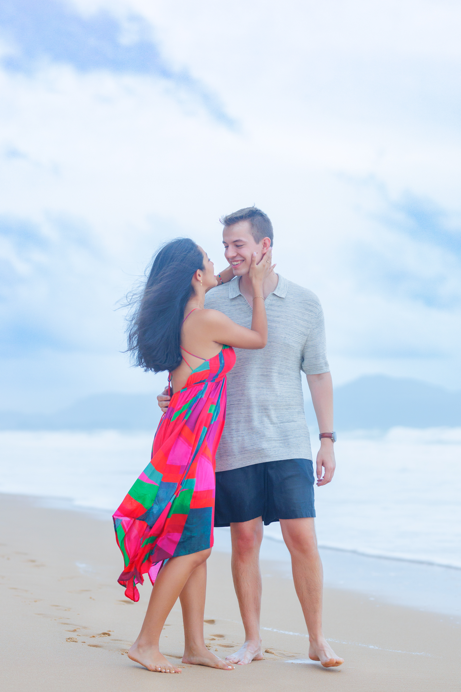 engagement photoshoot at mai khao beach phuket