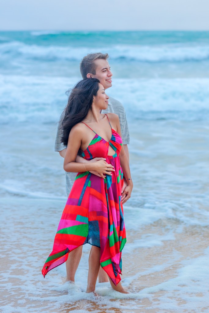 engagement photoshoot at mai khao beach phuket