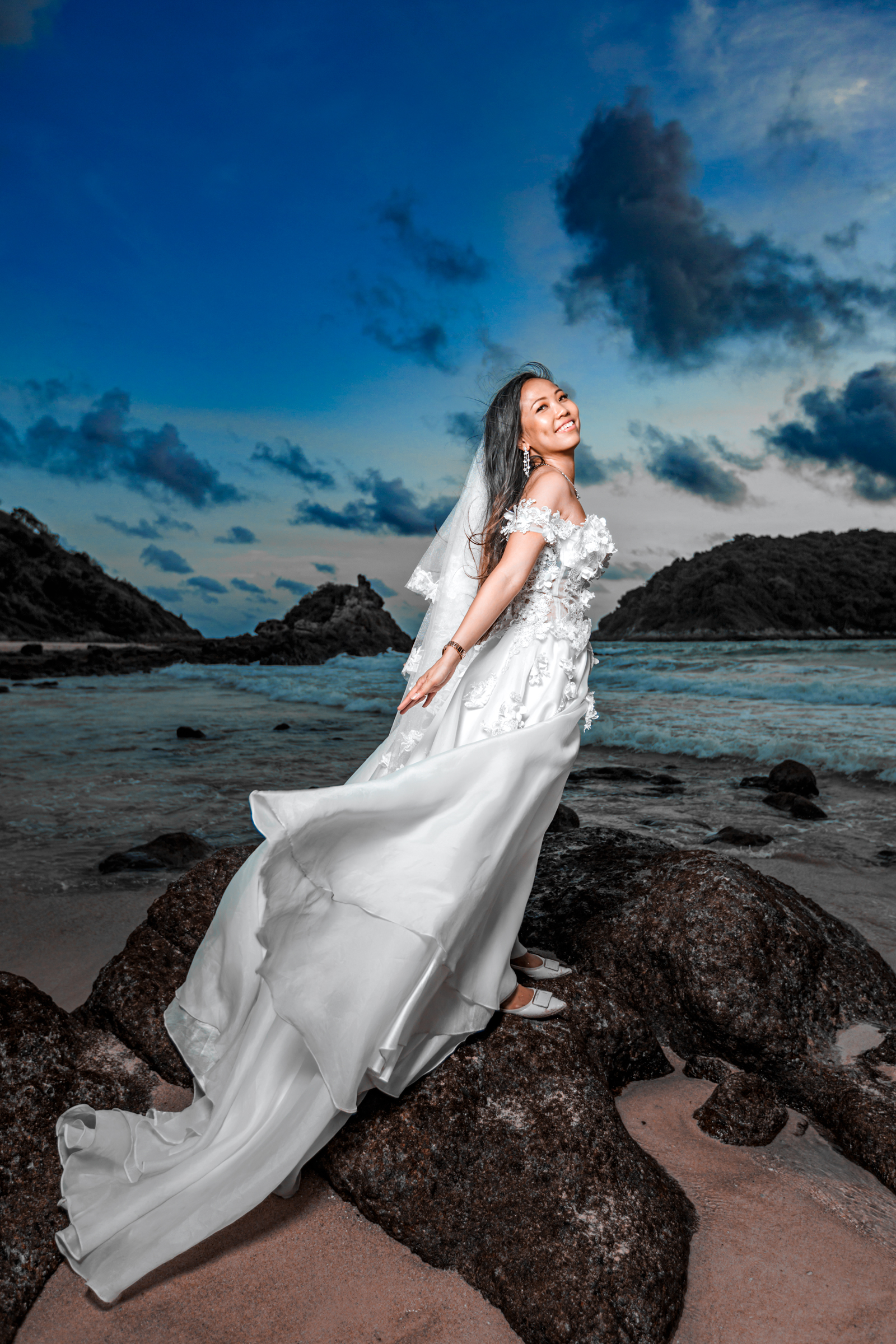 pre wedding photoshoot at ya nui beach phuket