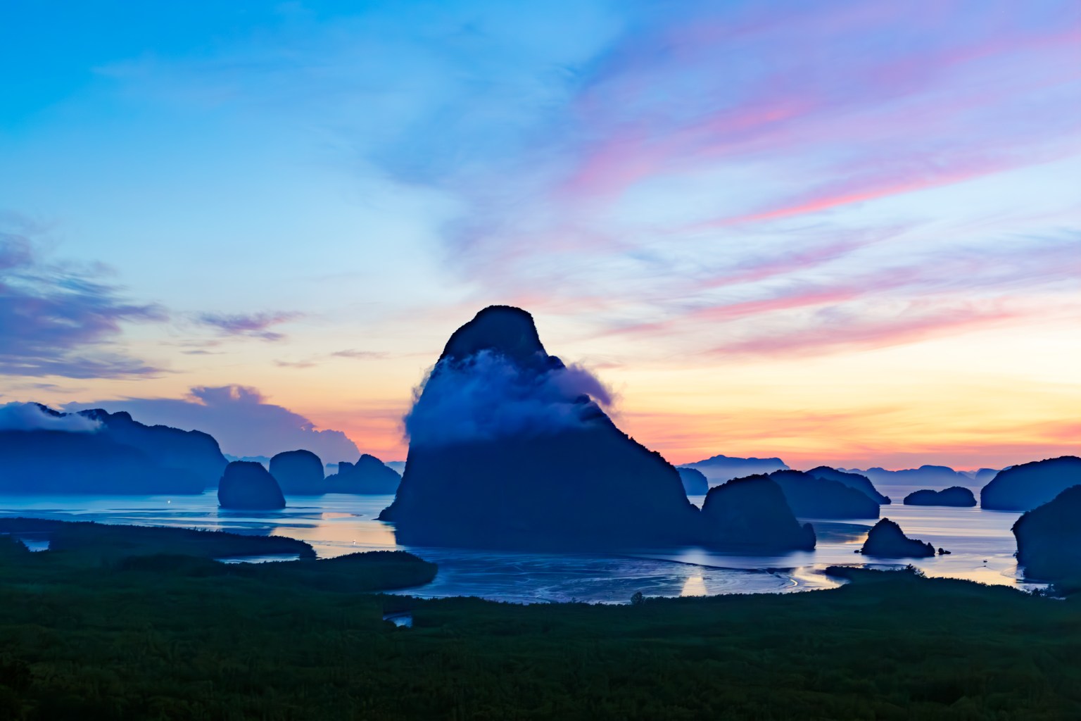 phang nga bay view photography shoot from samet nangshe boutique viewpoint 