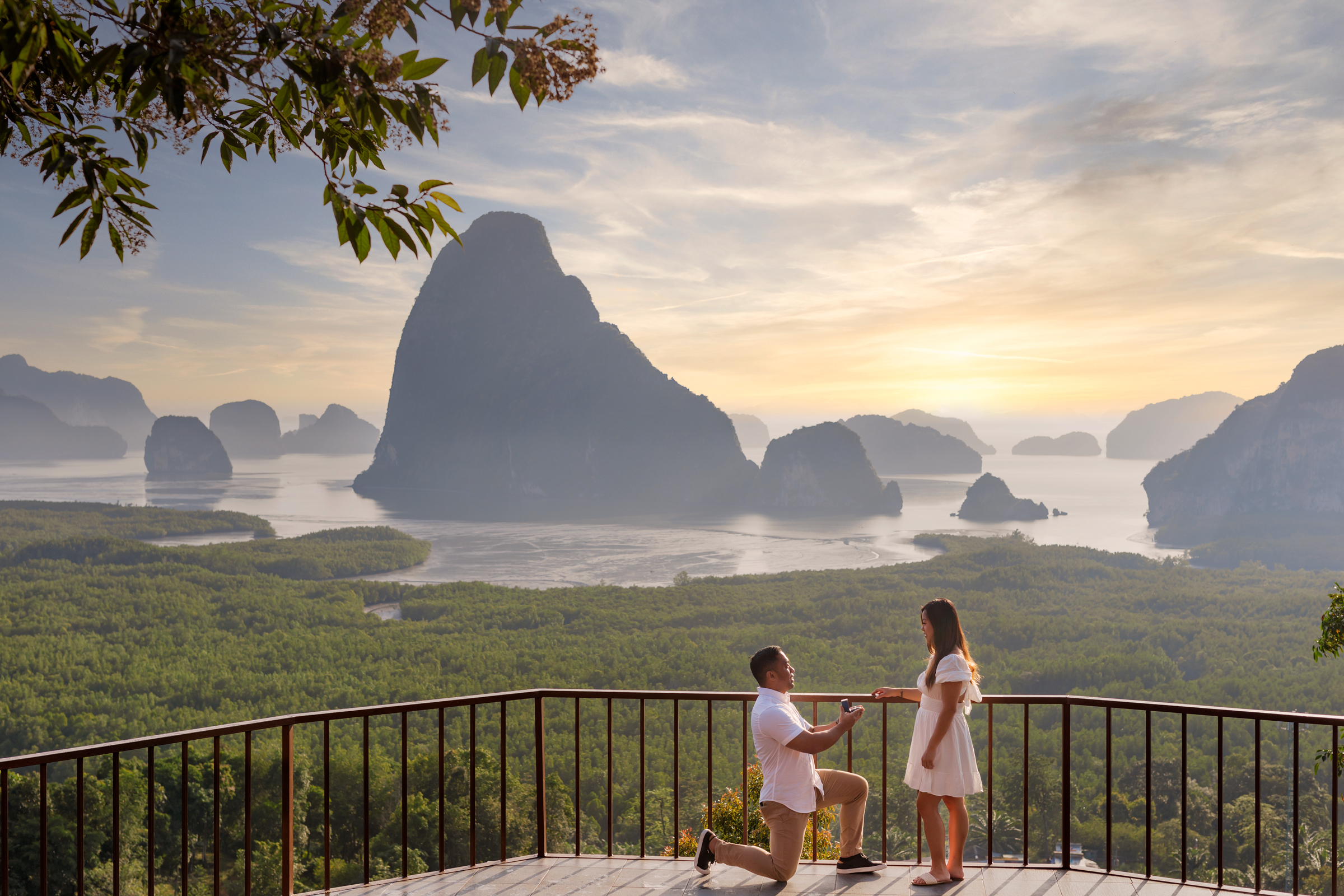 surprise mariage proposal photoshoot at samet nang she Phang nga
