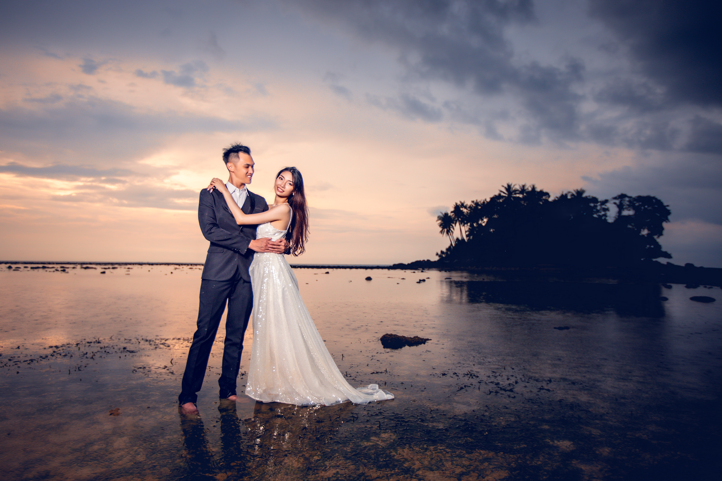 pre wedding photoshoot at koh pling naiyang beach phuket