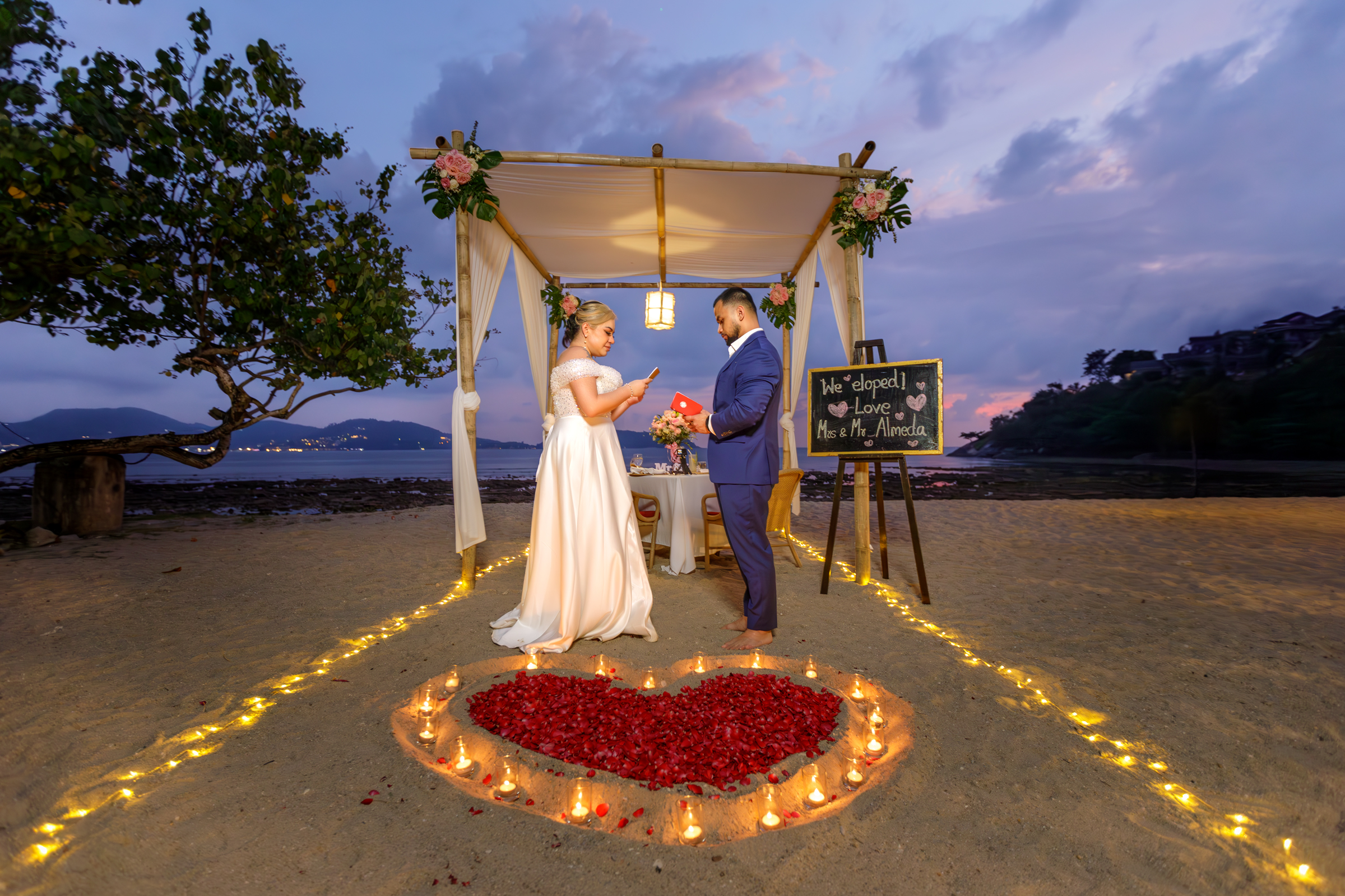 elopement wedding photoshoot at thavorn beach resort phuket