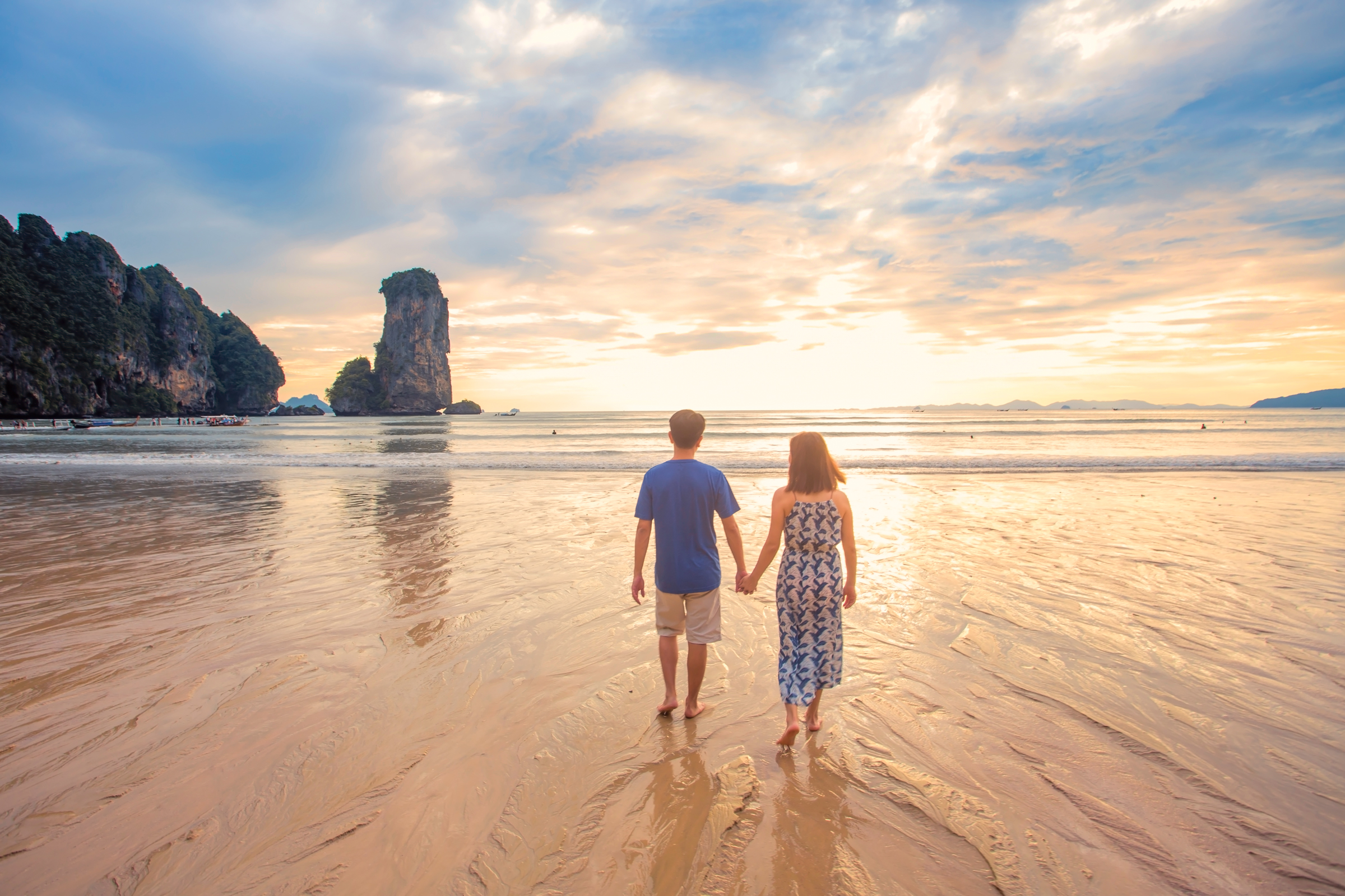 Couple Anniversary photoshoot at Pai Plong Beach Ao nang Krabi