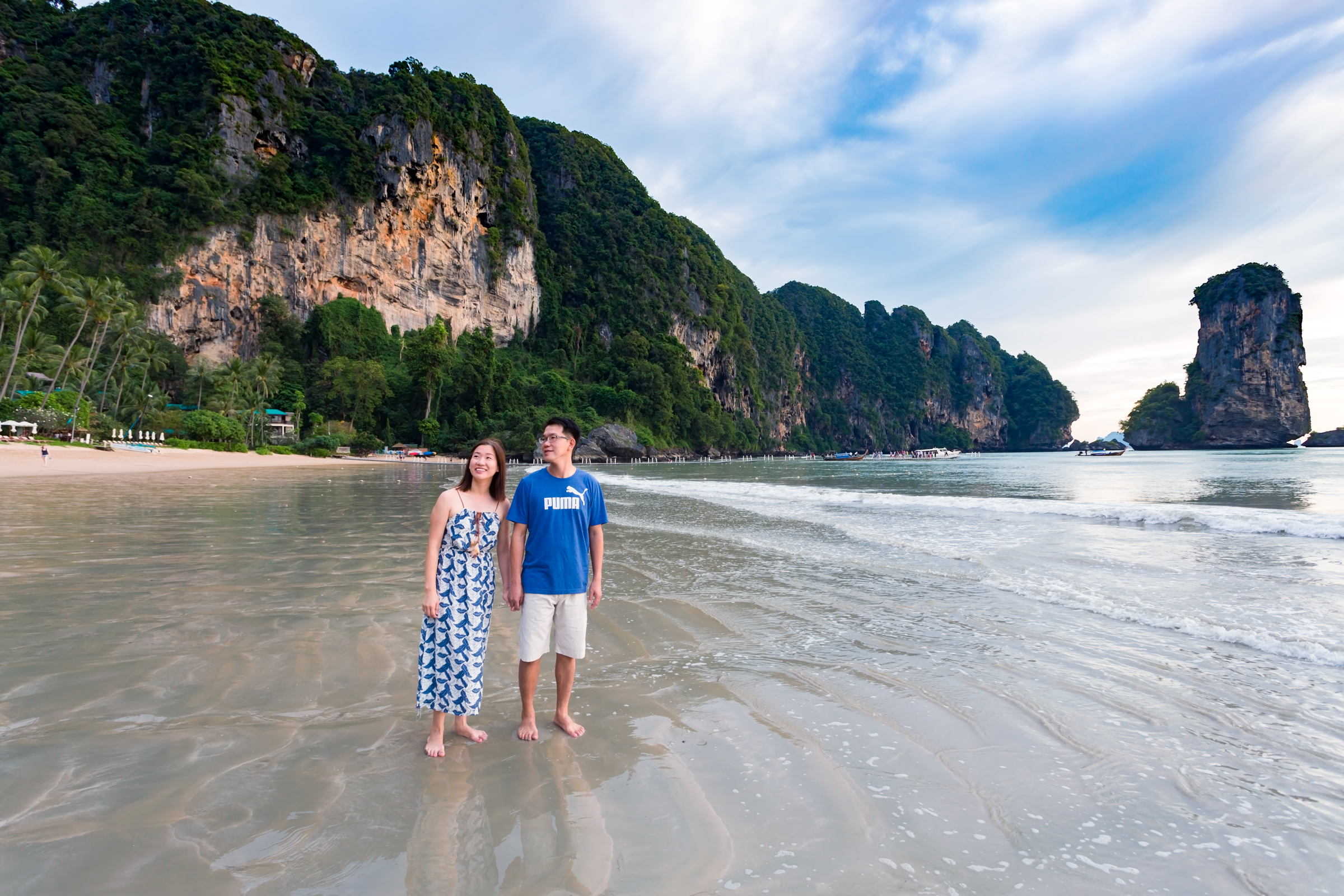 Couple Anniversary photoshoot at Pai Plong Beach Ao nang Krabi