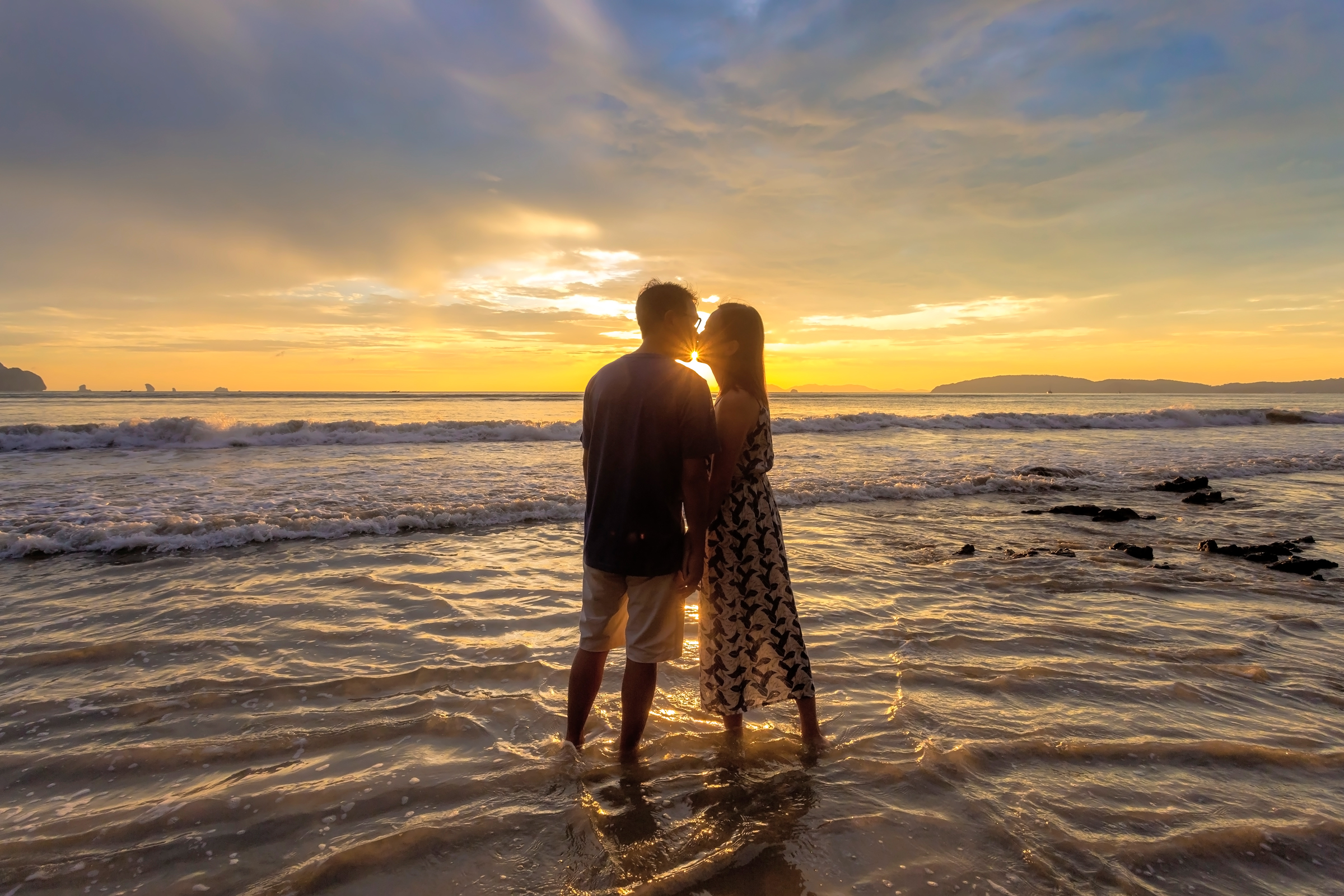 Couple Anniversary photoshoot at Pai Plong Beach Ao nang Krabi