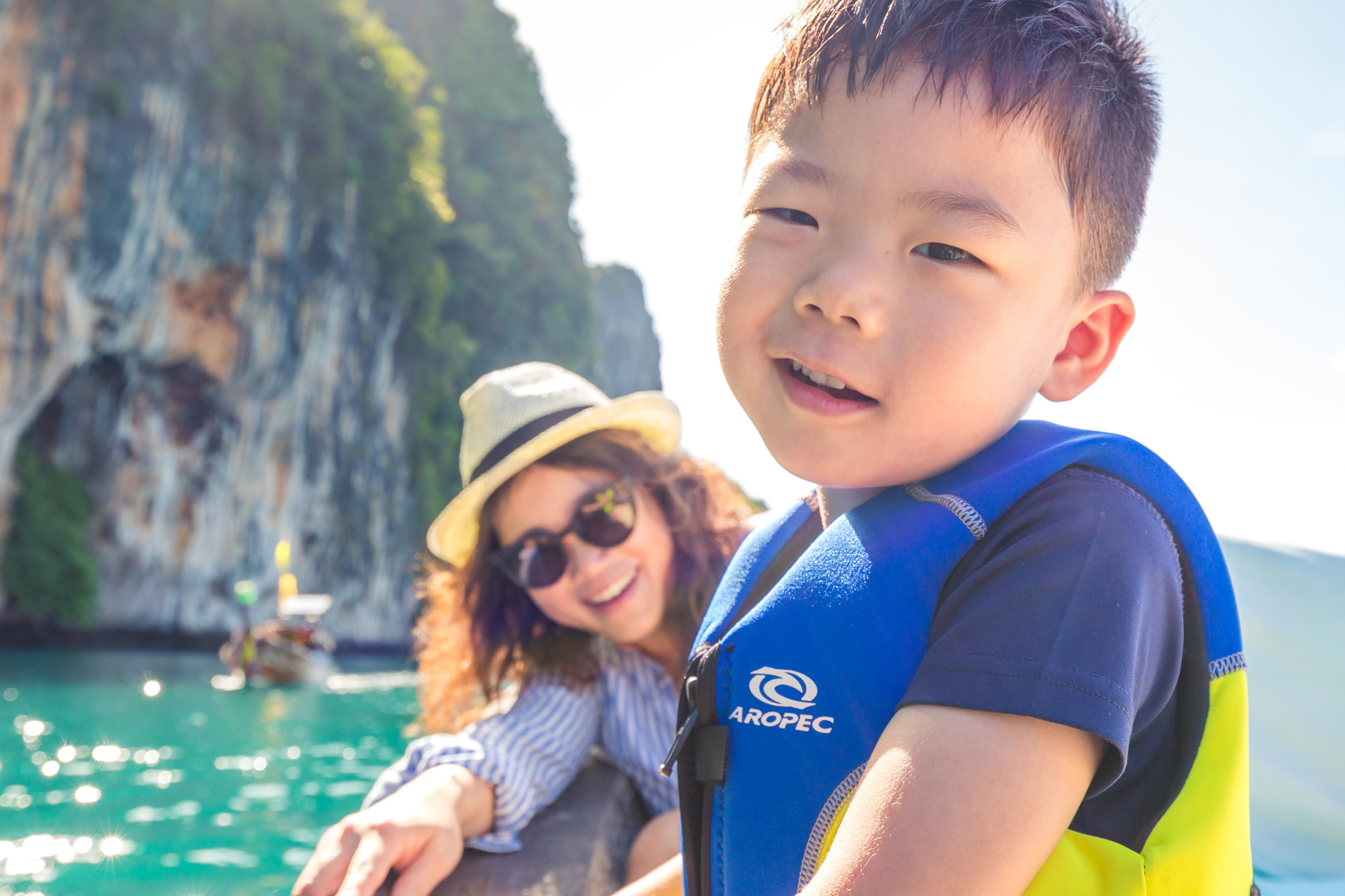 family photoshoot at Koh Hong Krabi Thailand