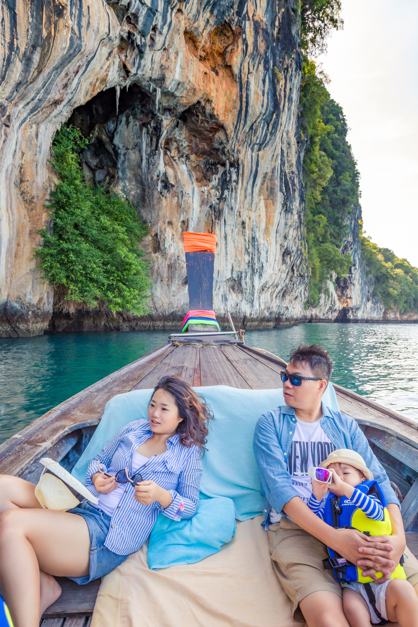 family photoshoot at Koh Hong Krabi Thailand