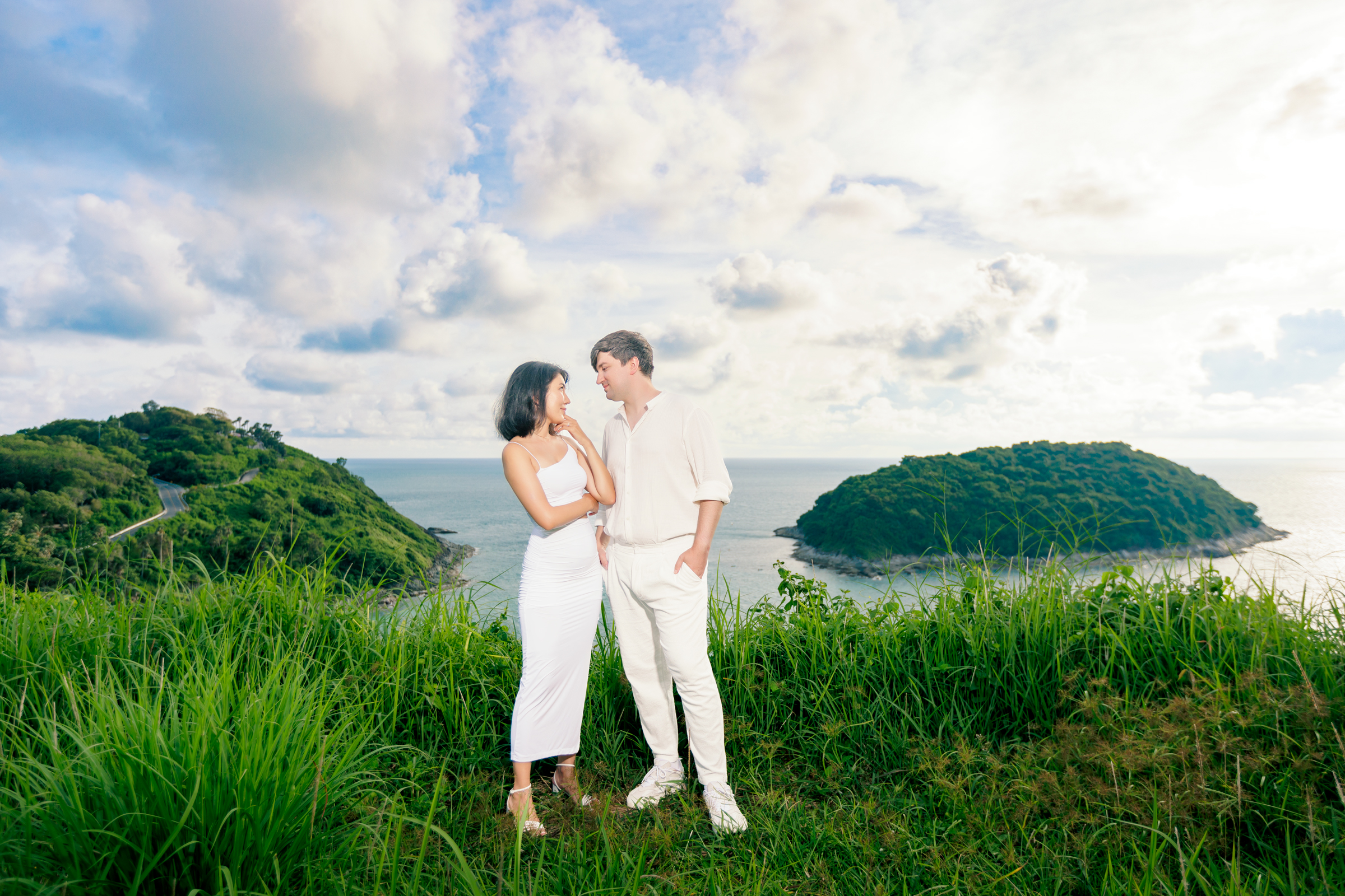 couple photoshoot at windmill viewpoint phuket
