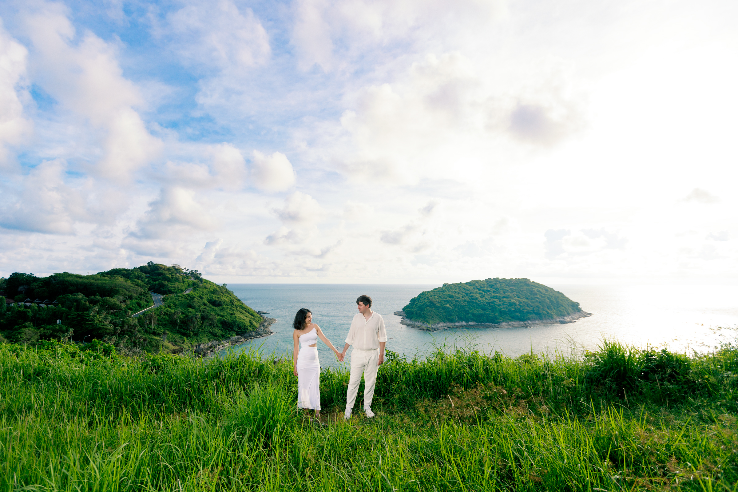 couple photoshoot at windmill viewpoint phuket