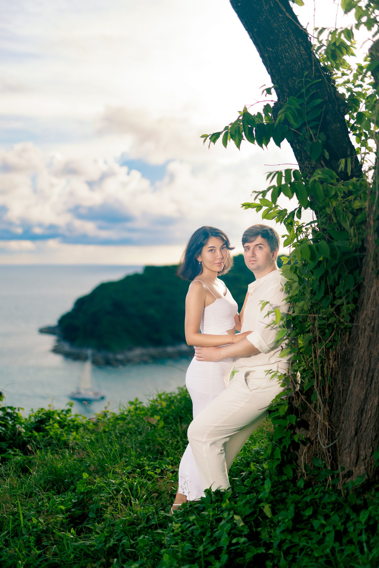 couple photoshoot at windmill viewpoint phuket