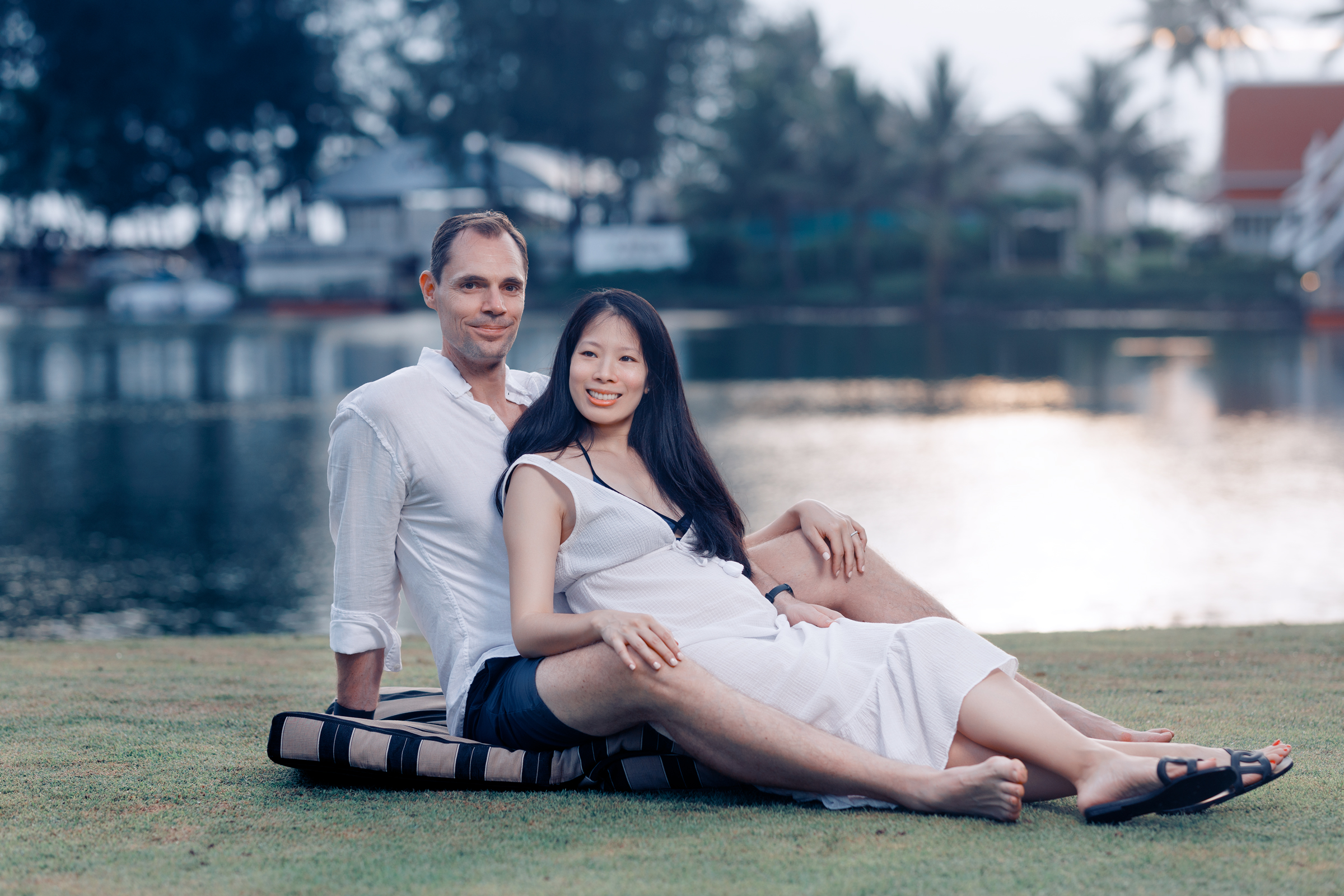 Maternity photoshoot at Angsana Laguna Bang tao beach Phuket