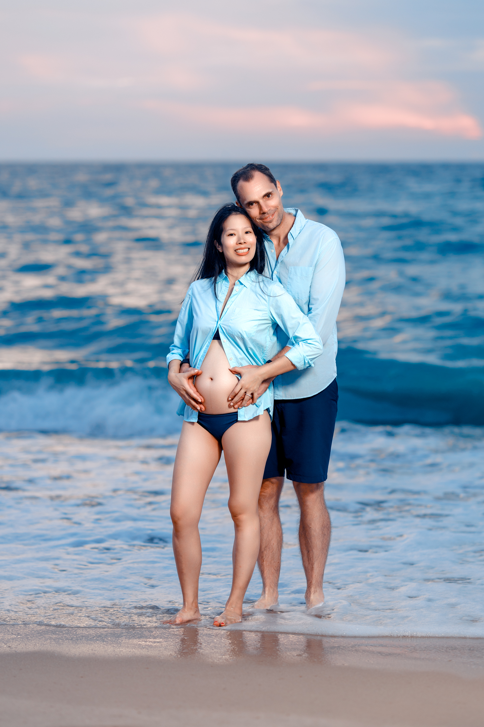 Maternity photoshoot at Angsana Laguna Bang tao beach Phuket