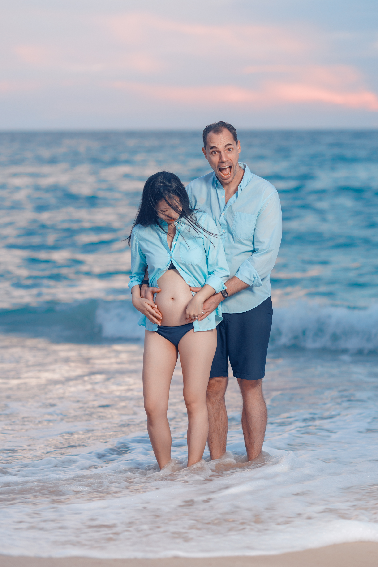 Maternity photoshoot at Angsana Laguna Bang tao beach Phuket