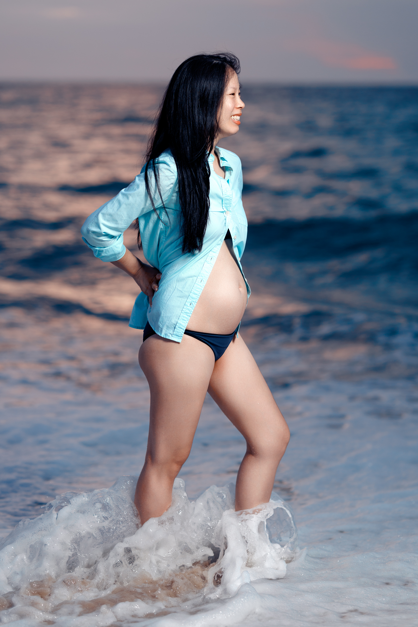 Maternity photoshoot at Angsana Laguna Bang tao beach Phuket
